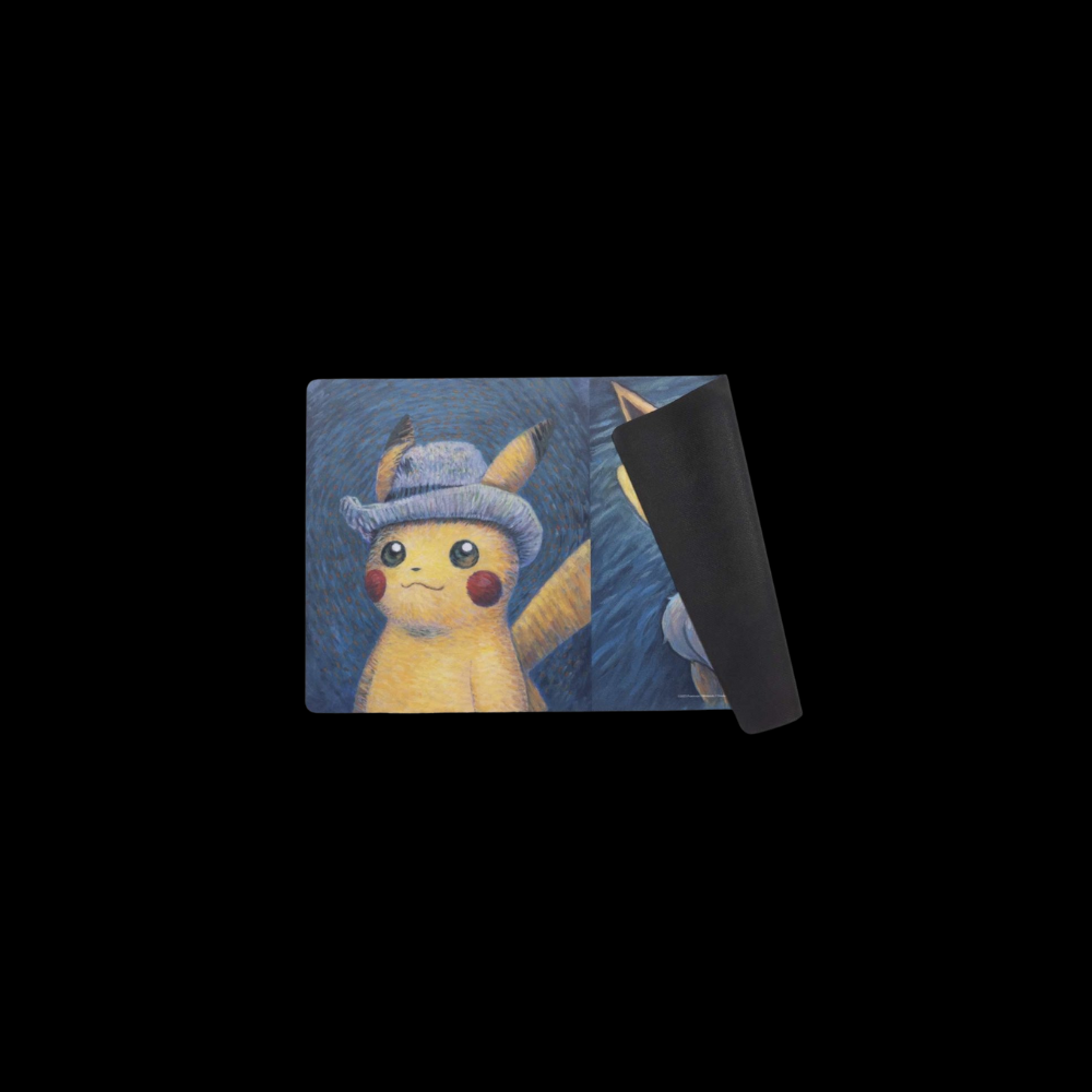 Pikachu & Eevee Inspired by Vincent's Self-Portraits Playmat