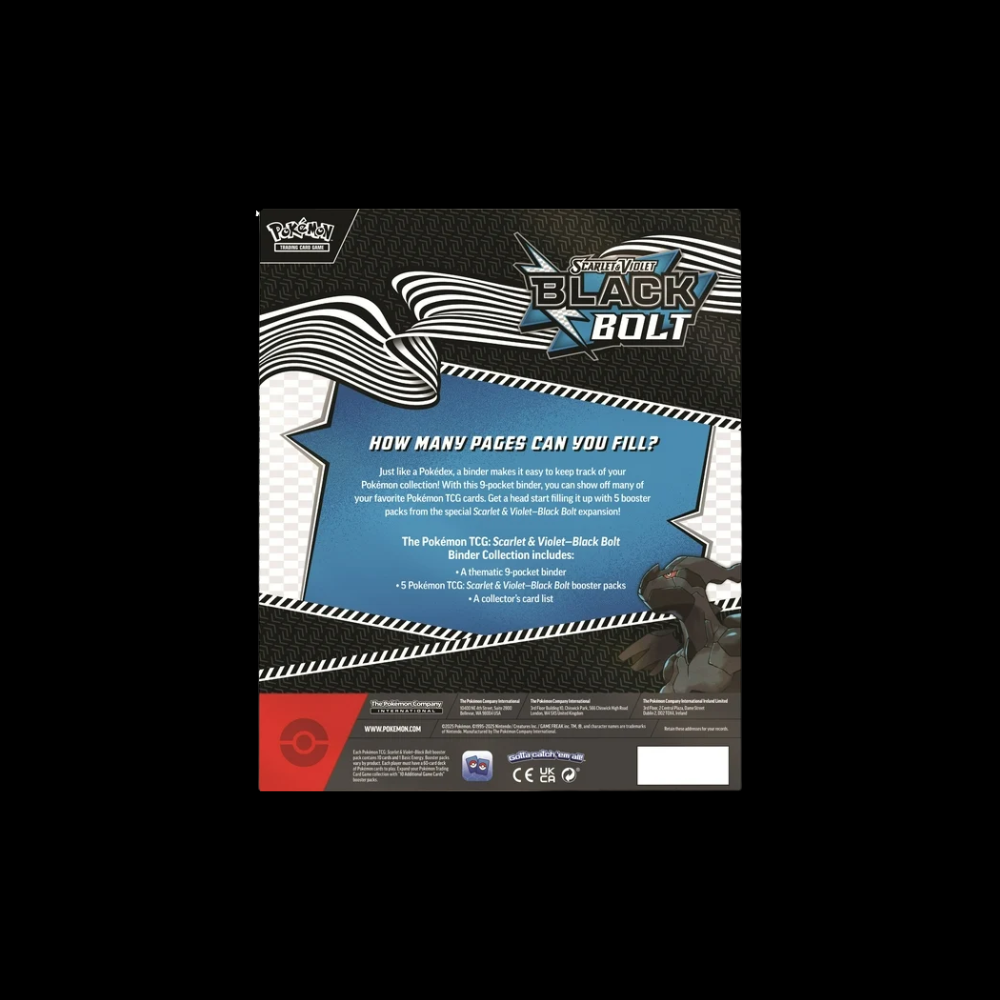 Pokemon TCG: Scarlet & Violet—Black Bolt Binder Collection