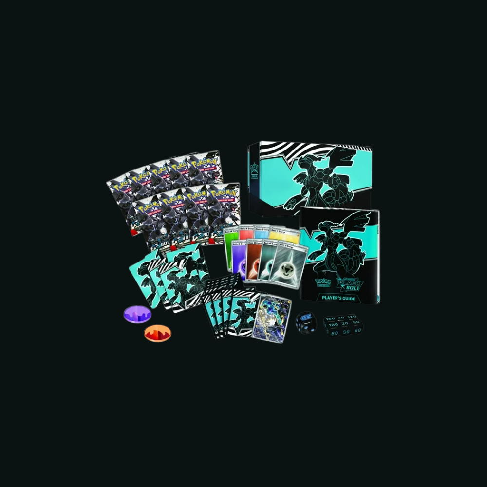 Pokemon TCG: Scarlet & Violet— Black Bolt Elite Trainer Box