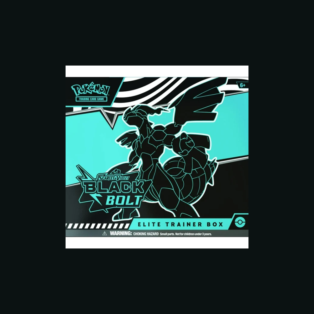 Pokemon TCG: Scarlet & Violet— Black Bolt Elite Trainer Box